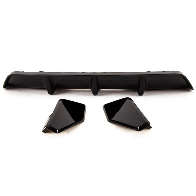 Fits BMW X6 F16 2015-2019 Rear Bumper Diffuser Spoiler Gloss Black - image 3