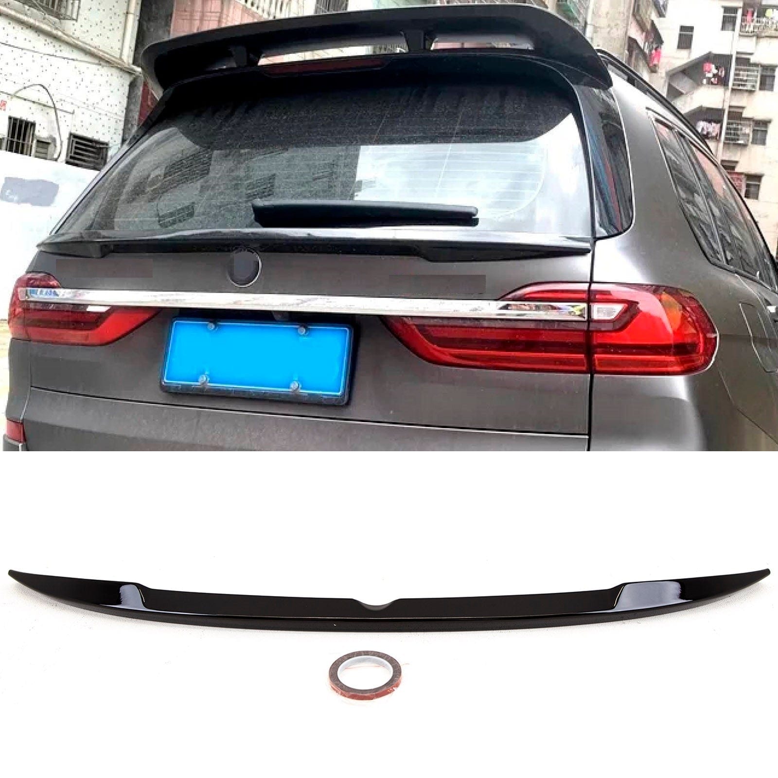 BM5392 Fits BMW X7 G07 2019- Rear Trunk Boot Lid Spoiler M Sport Performance Style Gloss Black