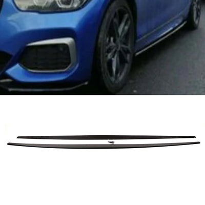 Fits BMW 1 Series F20 F21 2011-2019 Side Skirts Extension Blades M Performance Style Look Gloss Black - tradevehicleparts.co.uk