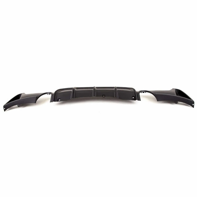 Fits BMW 4 Series F32 F33 F36 2013-2020 Rear Bumper Diffuser Spoiler Dual Mat Black - image 3