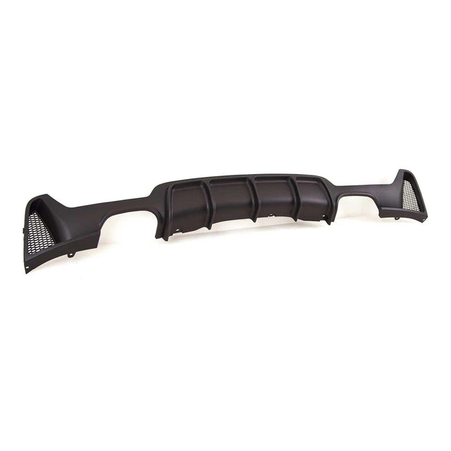 Fits BMW 4 Series F32 F33 F36 2013-2020 Rear Bumper Diffuser Spoiler Quad Mat Black - image 3
