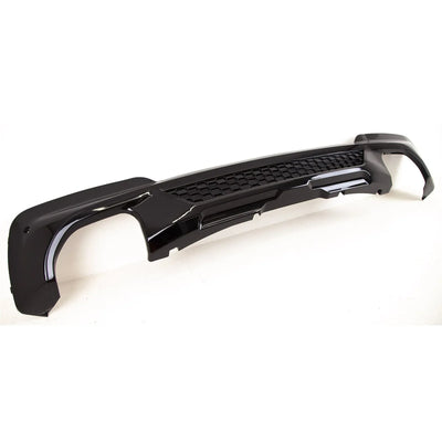 Fits BMW X3 G01 2018- Rear Bumper Diffuser Valance Spoiler X3M Performance Look Gloss Black - tradevehicleparts.co.uk