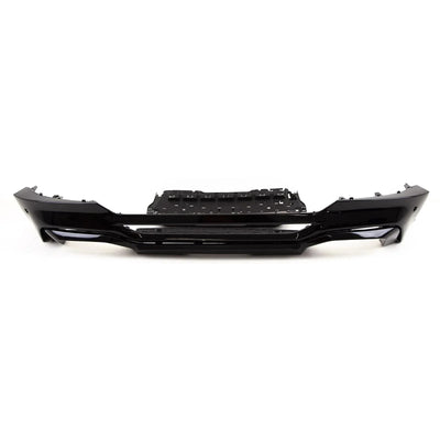 Fits BMW X4 G02 2018- Rear Bumper Diffuser Spoiler M Sport Performance Style Gloss Black - tradevehicleparts.co.uk