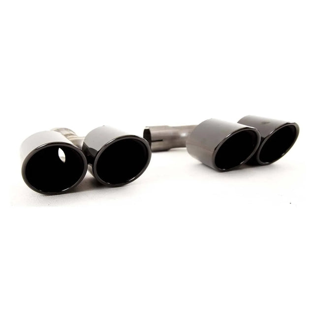 Fits BMW X4 G02 2018- Exhaust Tips Tailpipe Muffler Silencer Quad Gloss Black - image 3