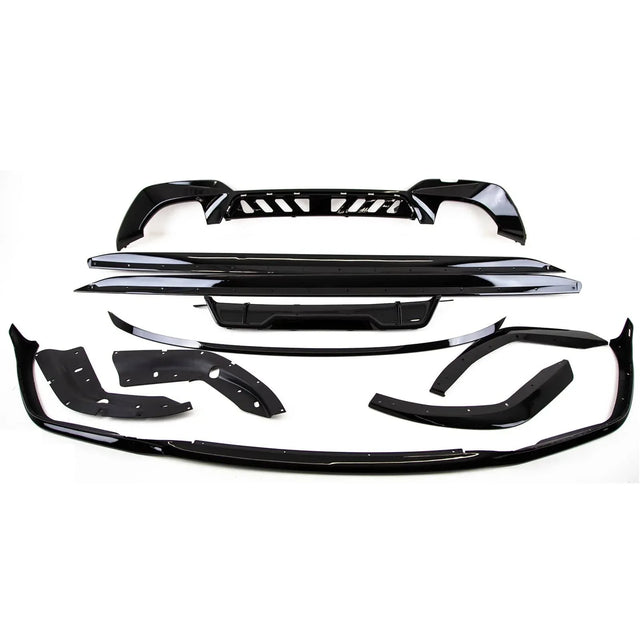 Fits BMW 3 G20 2019-2022 Body Kit Front Lip Splitter Rear Diffuser Side Skirts - image 3