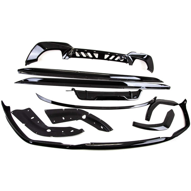 Fits BMW 3 G20 2019-2022 Body Kit Front Lip Splitter Rear Diffuser Side Skirts - image 4