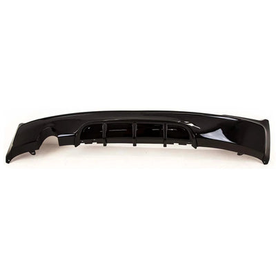 Fits BMW 2 Series F22 F23 2014-2021 Rear Bumper Diffuser Spoiler Single Exhaust M Performance Style Gloss Black - tradevehicleparts.co.uk