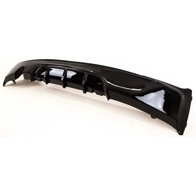 Fits BMW 2 Series F22 F23 2014-2021 Rear Bumper Diffuser Spoiler Single Exhaust Gloss Black - image 4