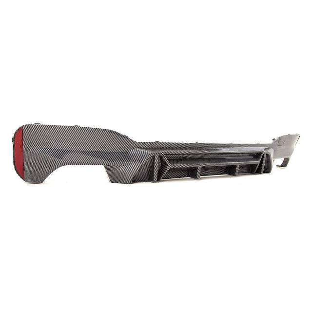 Fits BMW 5 Series G30 G31 2017- Rear Bumper Diffuser Carbon Look - image 3