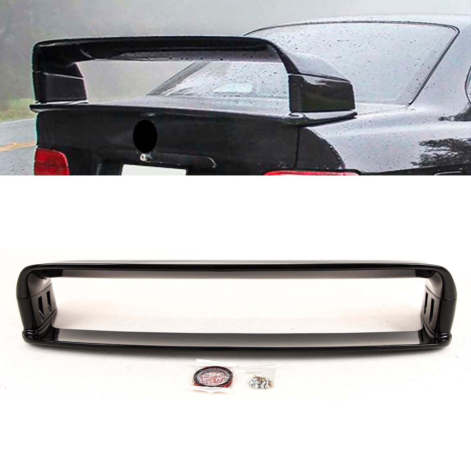 BM5425 BMW 3 Series E36 1992-2000 Rear Trunk Boot Spoiler M3 GT Style Gloss Black