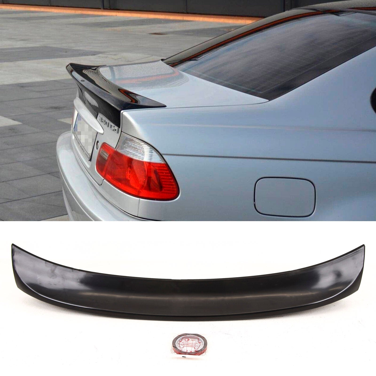 BM5426 BMW 3 Series E46 1998-2005 Rear Trunk Boot Spoiler M3 CSL Style Unpainted
