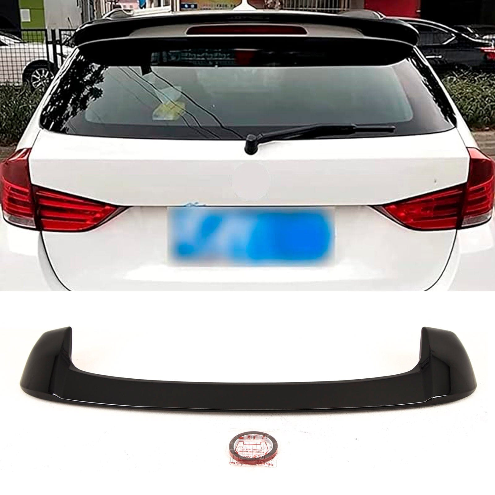 BM5456 BMW X1 E84 2009-2015 Rear Roof Boot Lip Spoiler Gloss Black