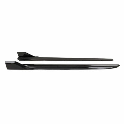 Fits BMW X5 F15 2013-2018 Side Skirts Extension Blades M Performance Style Gloss Black - tradevehicleparts.co.uk