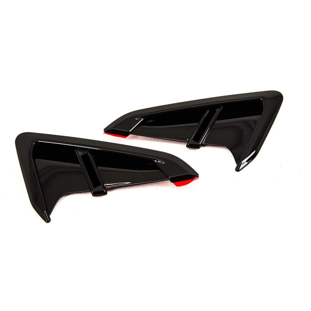 Fits BMW X4 G02 X3 G01 Front Wing Fender Side Vent Trim Cover Pair Gloss Black - image 5