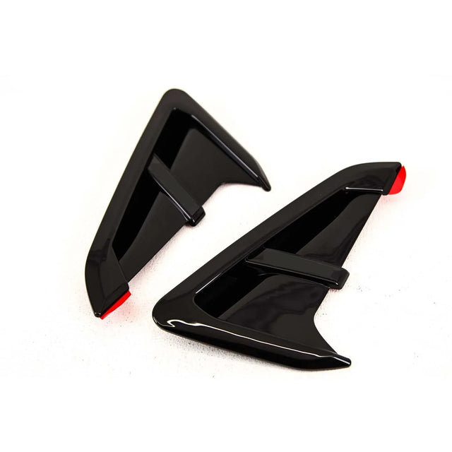 Fits BMW X4 G02 X3 G01 Front Wing Fender Side Vent Trim Cover Pair Gloss Black - image 3