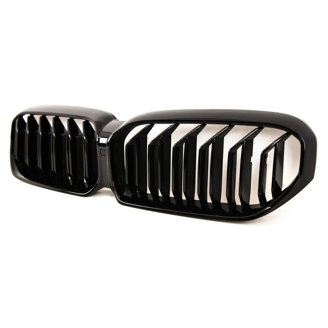 Fits BMW 5 Series G30 G31 LCI 2020-2023 Front Kidney Grilles Twin Double Slats Gloss Black - image 4