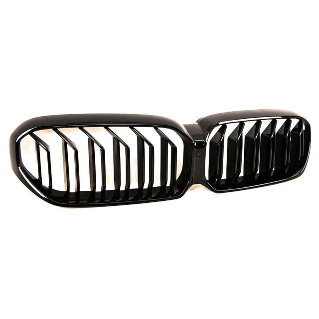 Fits BMW 5 Series G30 G31 LCI 2020-2023 Front Kidney Grilles Twin Double Slats Gloss Black - image 6