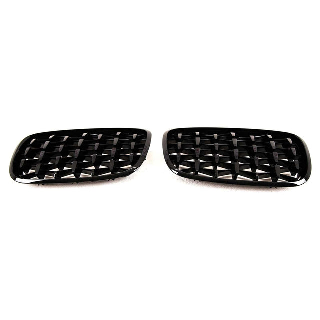Fits BMW X5 E70 X6 E71 2007-2014 Front Kidney Grilles Gloss Black - image 3