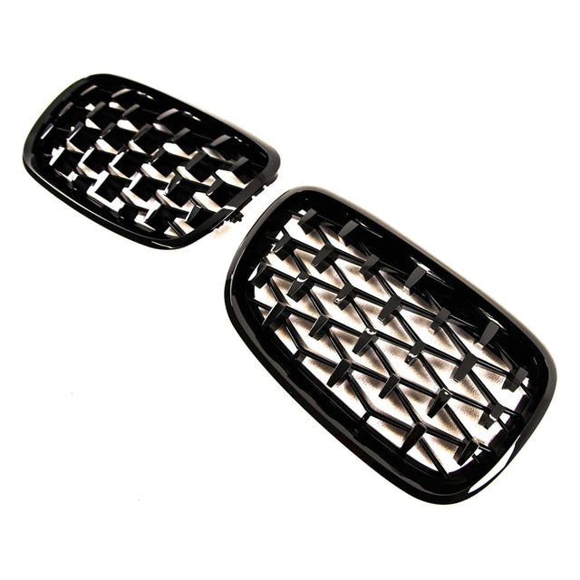 Fits BMW X5 E70 X6 E71 2007-2014 Front Kidney Grilles Gloss Black - image 4