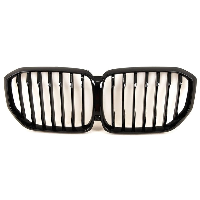 Fits BMW X5 G05 2019-2023 Front Kidney Grilles Single Slat Gloss Black - image 2