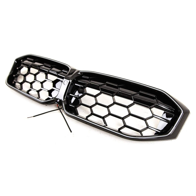 Fits BMW 3 Series G20 G21 LCI 2022- Front Kidney Grilles Gloss Black With LED Light - image 5