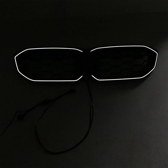 Fits BMW 3 Series G20 G21 LCI 2022- Front Kidney Grilles Gloss Black With LED Light - image 6
