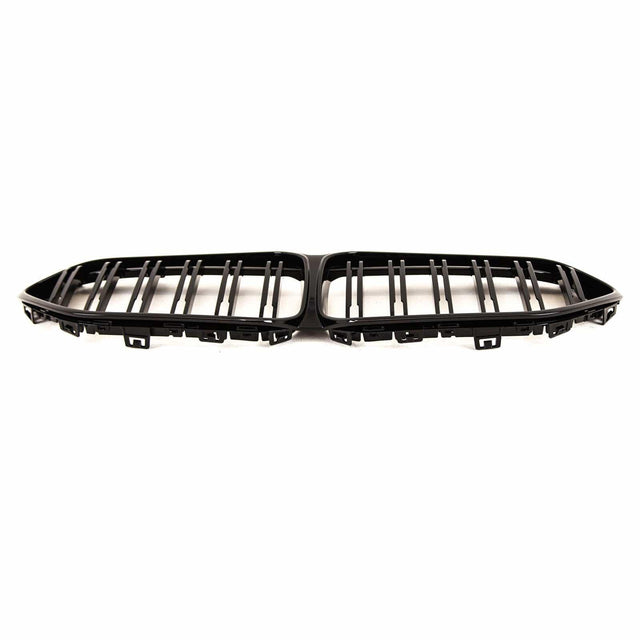 Fits BMW 2 Series F44 2019- Front Kidney Grilles Twin Slats Gloss Black - image 5