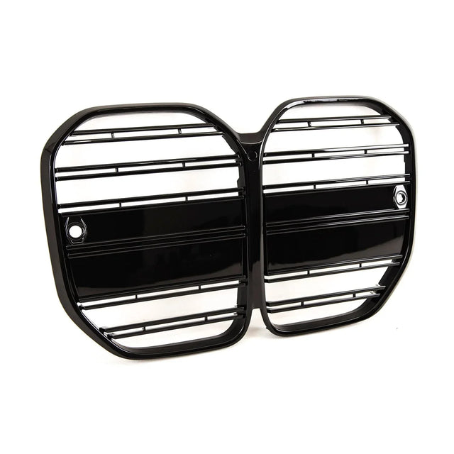Fits BMW 4 Series G22 G23 2020- Front Kidney Grilles Twin Slats Gloss Black - image 4