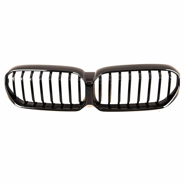 Fits BMW 5 Series G30 G31 LCI 2020- Front Kidney Grilles Gloss Black - image 2