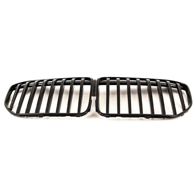 Fits BMW 7 Series G11 G12 LCI 2019- Front Kidney Grilles Single Slats Gloss Black - image 5