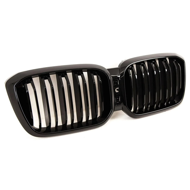 Fits BMW X3 G01 X4 G02 LCI 2021- Front Kidney Grilles Double Slats Gloss Black - image 4
