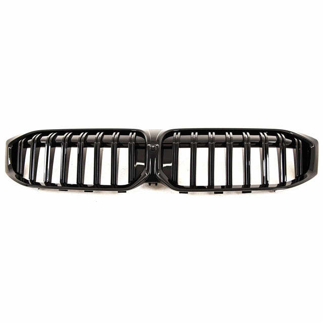 Fits BMW 3 Series G20 G21 LCI 2022- Front Kidney Grilles Single Slats Gloss Black - image 5