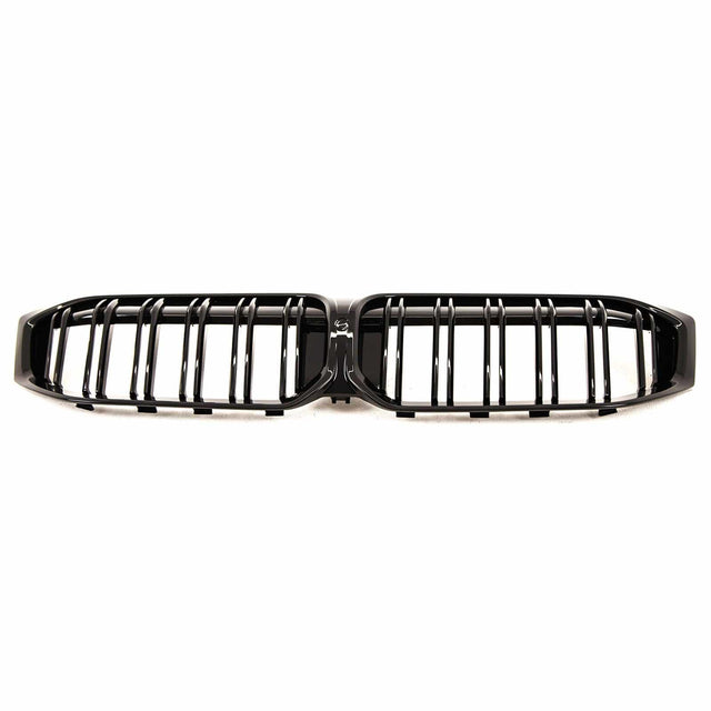 Fits BMW 3 Series G20 G21 LCI 2022- Front Kidney Grilles Twin Slats Gloss Black - image 5
