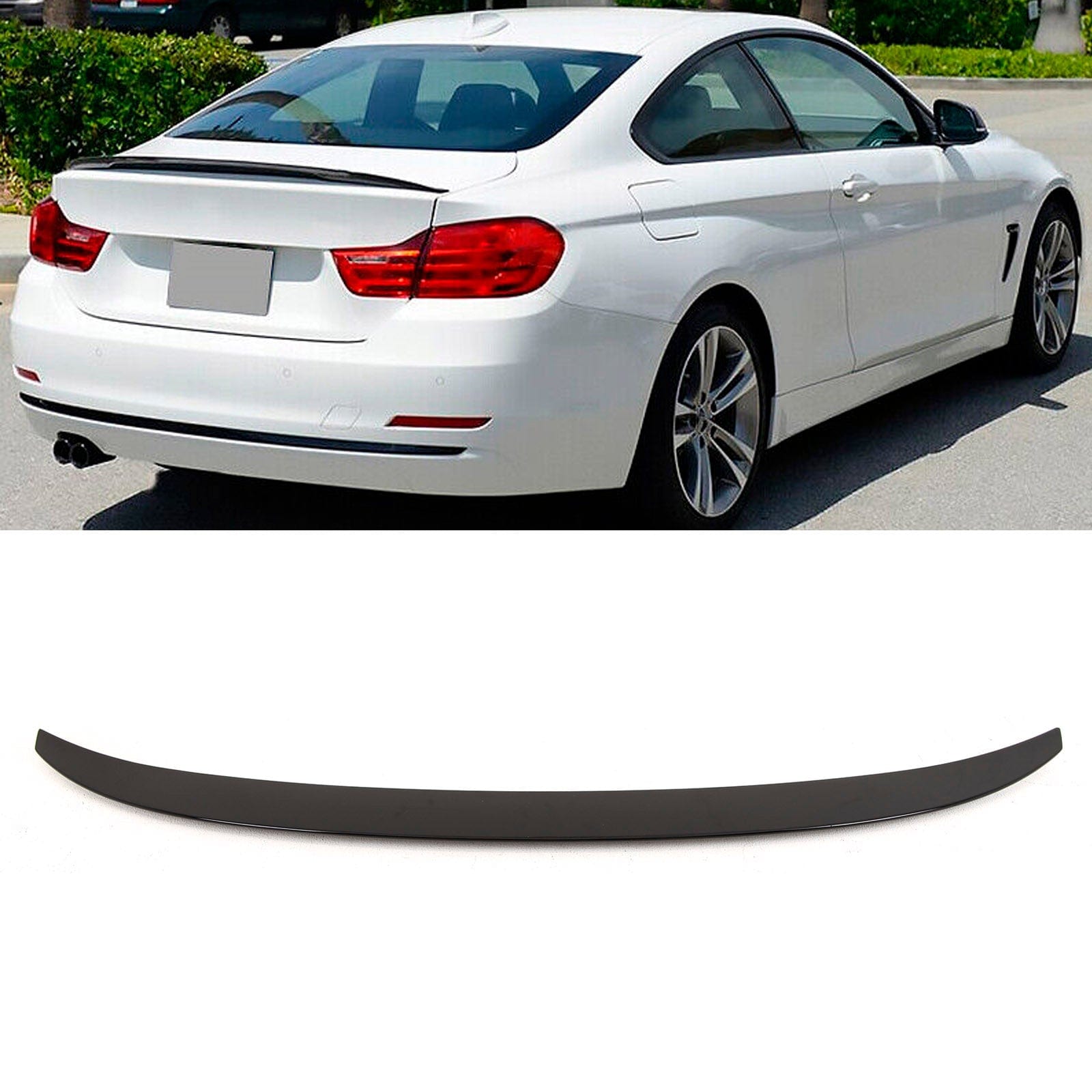 BM5514 Fits BMW 4 Series F32 Coupe Rear Boot Trunk Spoiler M Performance Style Gloss Black