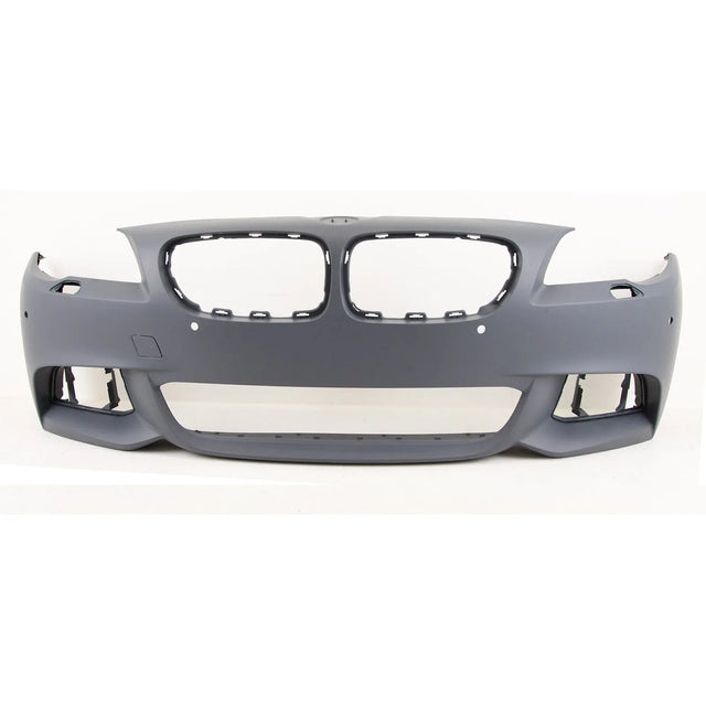 Fits BMW 5 Series F10 F11 M-Sport 2013-2017 Front Bumper Primed With PDC & Washer Holes - image 2