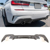 Fits BMW 3 Series G20 G21 2019-2022 Rear Bumper Diffuser Carbon Look thumbnail