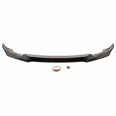 Fits BMW 2 Series M2 F87 2016-2021 Front Lip Splitter Valance Spoiler CS Style Gloss Black - tradevehicleparts.co.uk