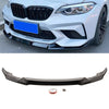 Fits BMW 2 Series M2 F87 2016-2021 Front Lip Splitter Valance Spoiler Gloss Black thumbnail