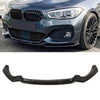 For BMW 1 Series F20 F21 LCI Front Lip Splitter Spoiler Gloss Black thumbnail