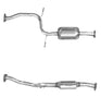 BM Catalysts Petrol Catalytic Converter BM90695 Euro 2 thumbnail