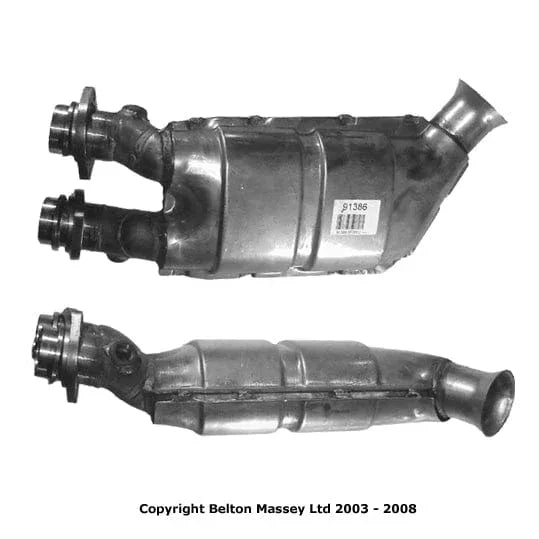 BM Catalysts Petrol Catalytic Converter BM91386 Euro 2 - image 3