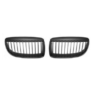 Fits BMW 3 E90 E91 Pre-Lci 2005-2008 Saloon Touring M Sport Black Kidney Grille 4Pcs