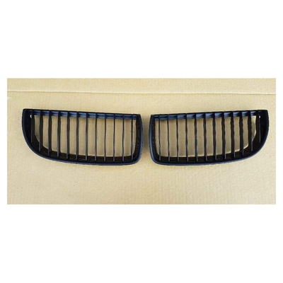 Fits BMW 3 E90 E91 Saloon Estate 2005-2008 Kidney Grille Pair Left & Right Mat Black