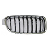 Fits BMW 3 F30 Saloon 2012- Kidney Grille Black & Chrome Sport 8 Slats Driver Side thumbnail