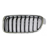 Fits BMW 3 F30 Saloon 2012- Kidney Grille Black & Chrome Sport 8 Slats Passenger Side thumbnail