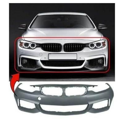 Fits BMW 4 Series F36 Gran Coupe 2014- Front Bumper Primed M-Sport