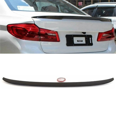 Fits BMW 5 Series G30 F90 M5 M Performance Style Sport Rear Boot Trunk Lip Spoiler Gloss Black - tradevehicleparts.co.uk