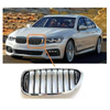 Fits BMW 5 Series G31 2017- Kidney Grille All Chrome Passenger Side thumbnail