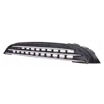 Fits BMW Mini One F55, Mini Cooper F56 2014-2018 Front Bumper Main Grille Mat Black With Chrome Mouldings