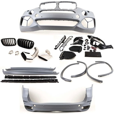 Fits BMW X5 F15 M Performance Style Full Body Kit Front Rear Bumper Grilles Side Skirt New - tradevehicleparts.co.uk